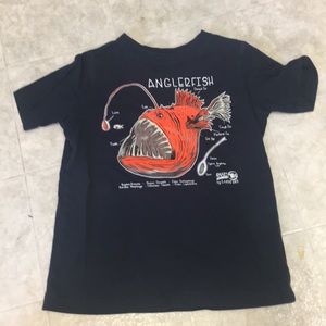 Lands End boys anglerfish fish shirt, 8